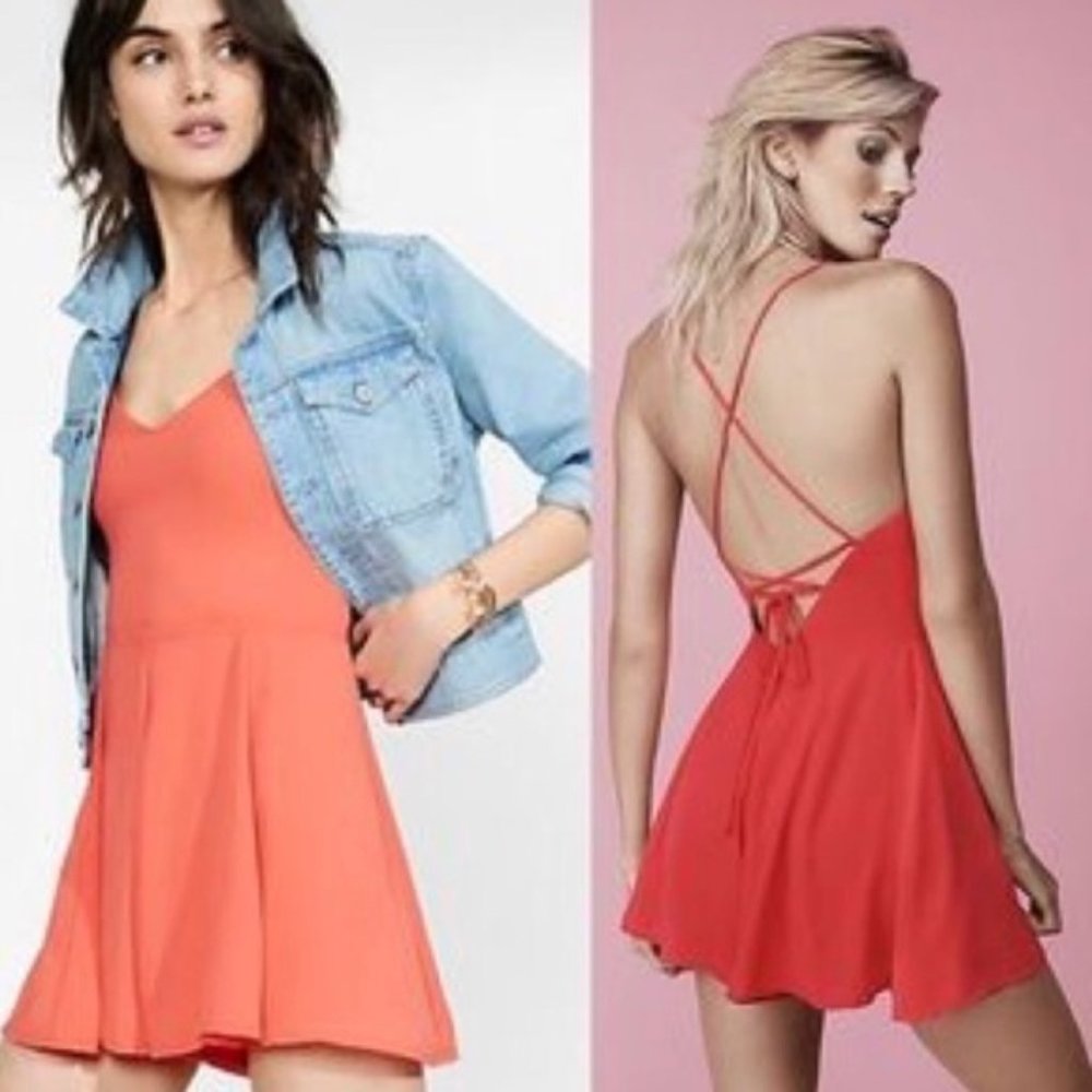 Express Orange Romper